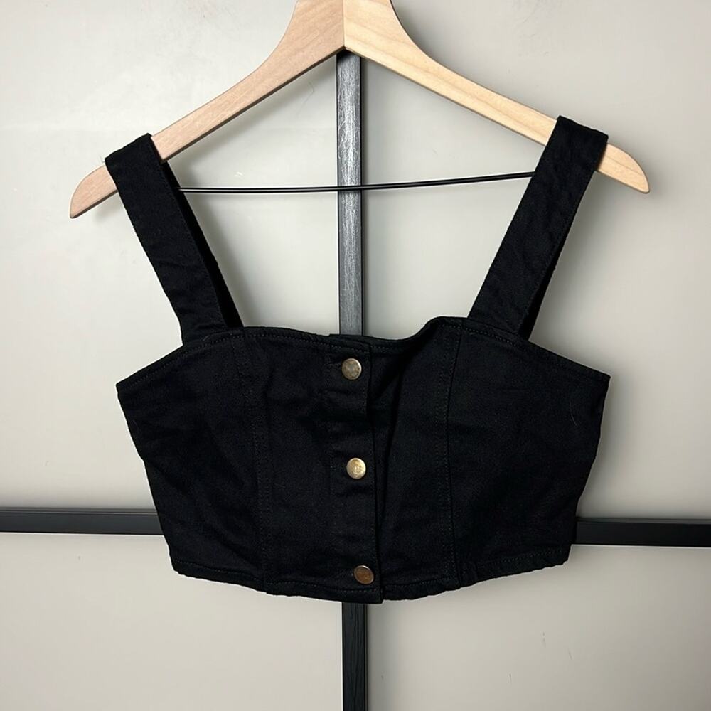 Reformation Jeans Chrissy Denim Top Size 6
